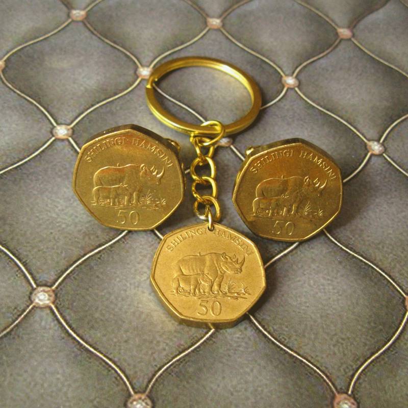 Handgemachte Tansania Manschettenknöpfe & Schlüsselanhänger Im Set von MyBootSale