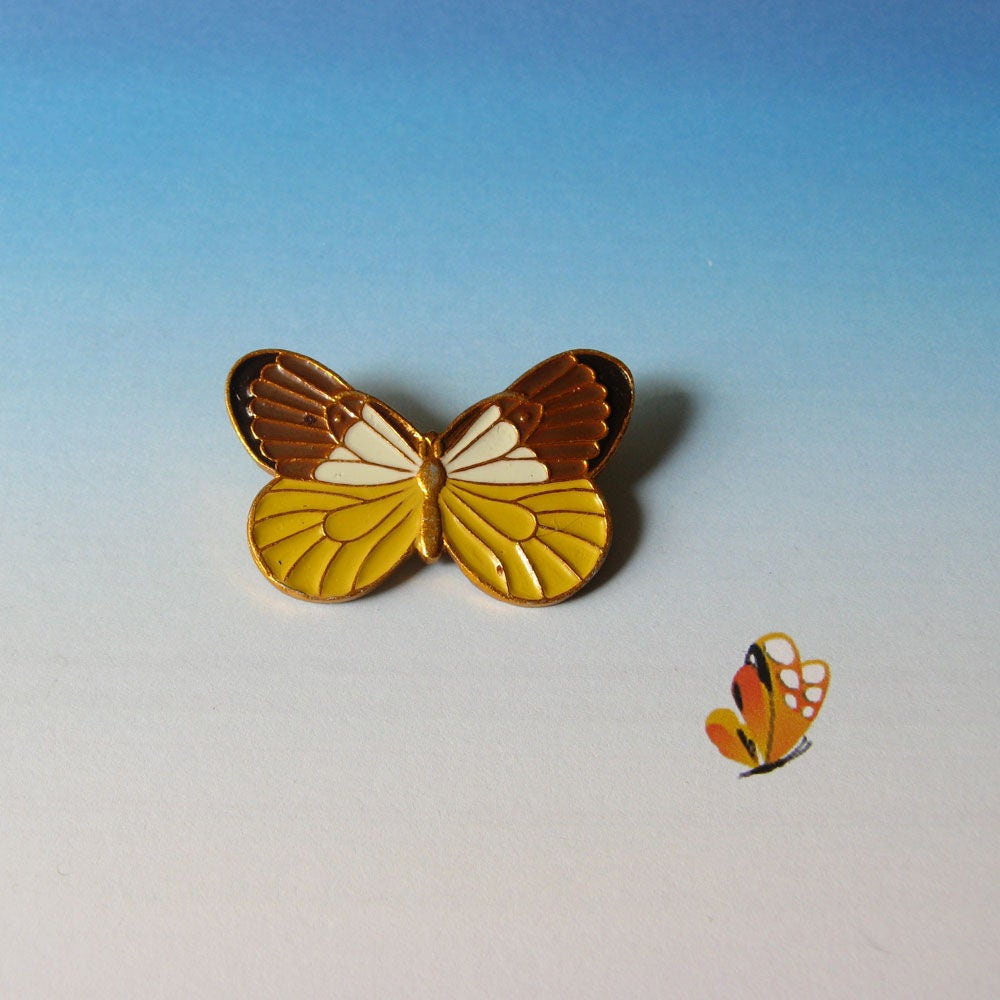 Vintage Schmetterling/Schmetterling Aus Emaille von MyBootSale