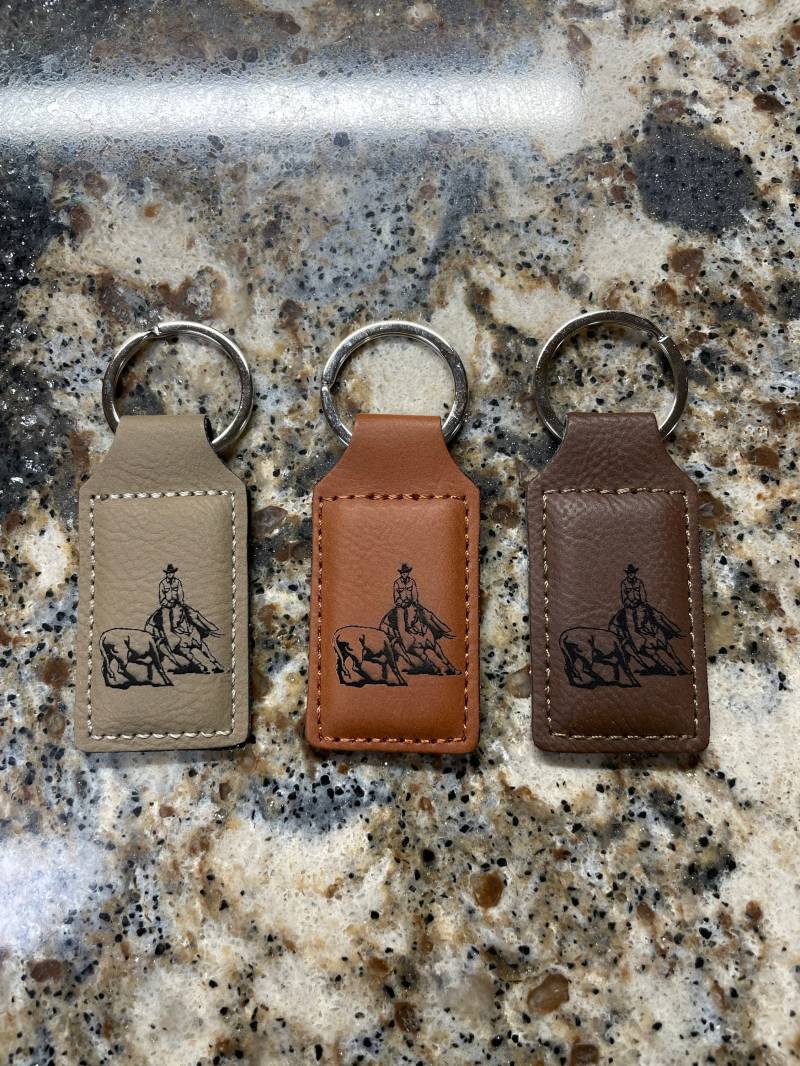 "Leser Schlüsselanhänger "Cowboy" Mit Gravur" "Leser Schlüsselanhänger "Cowboy" Mit Gravur" von MyBrandedCreations
