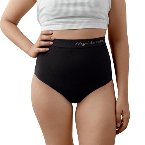 MyClarella Wochenbett-Unterwäsche - The Support Panty – Extra weicher, atmungsaktiver Wochenbett-Slip mit hoher Taille aus 60% Baumwolle für einen bequemen Halt im Wochenbett (Größe XXL) von MyClarella