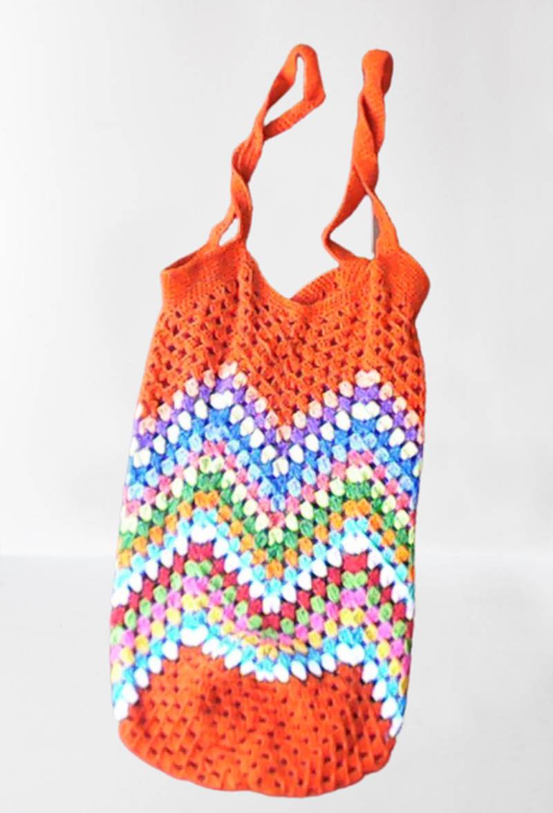 Gehäkelte Granny Markt Tasche Handgemacht Einkauf Wiederverwendbar von MyCrochetings