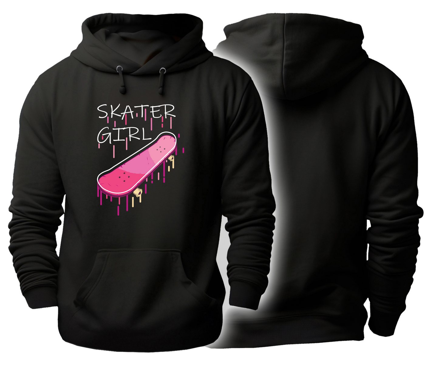 MyDesign24 Hoodie Damen Kapuzensweater - Skater Girl Skater Pullover i526 MyDesign24 Hoodie Damen Kapuzensweater - Skater Girl Skater Pullover i526 von MyDesign24
