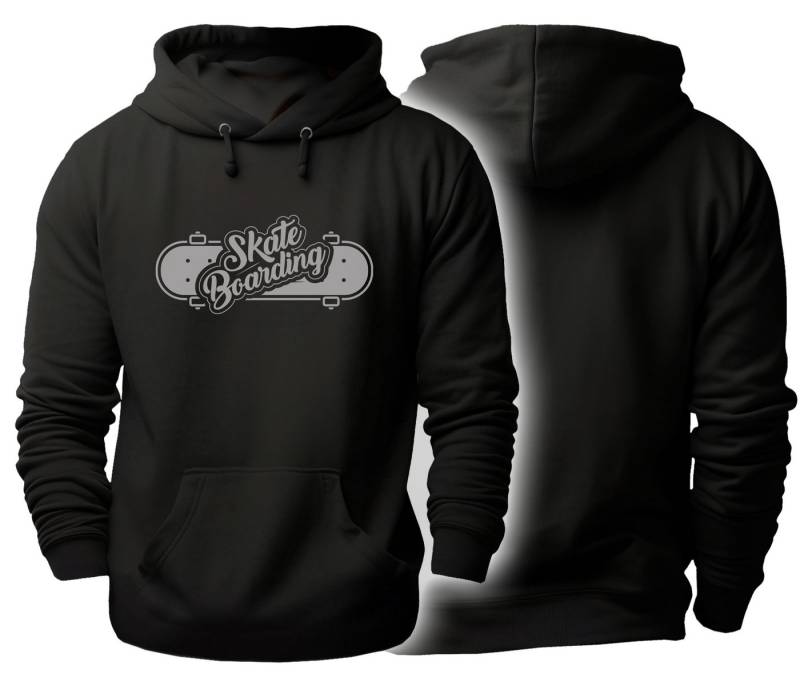 MyDesign24 Hoodie Herren und Damen - Skateboarding Skater Pulli i539 von MyDesign24