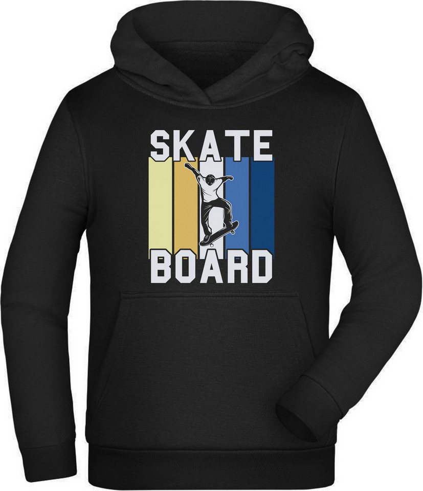 MyDesign24 Hoodie Kinder Kapuzensweater Skater Kapuzen Pulli - Skateboarder Kapuzen Pullover mit Aufdruck, i522 von MyDesign24