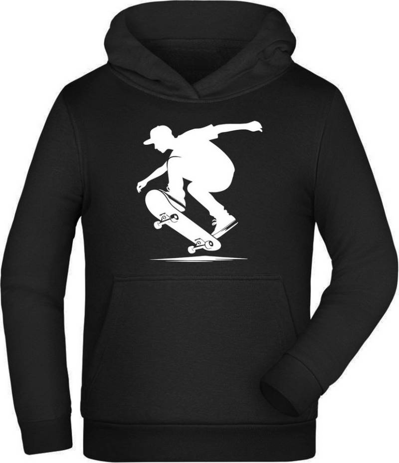 MyDesign24 Hoodie Kinder Skater Kapuzen Pulli Jump Skateboarder Kapuzensweater i729 von MyDesign24