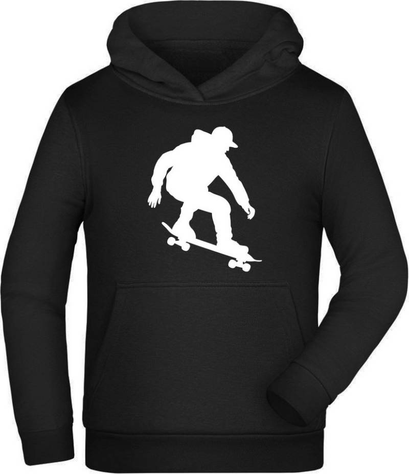 MyDesign24 Hoodie Kinder Skater Kapuzen Pulli Skateboarder Kapuzensweater i717 von MyDesign24