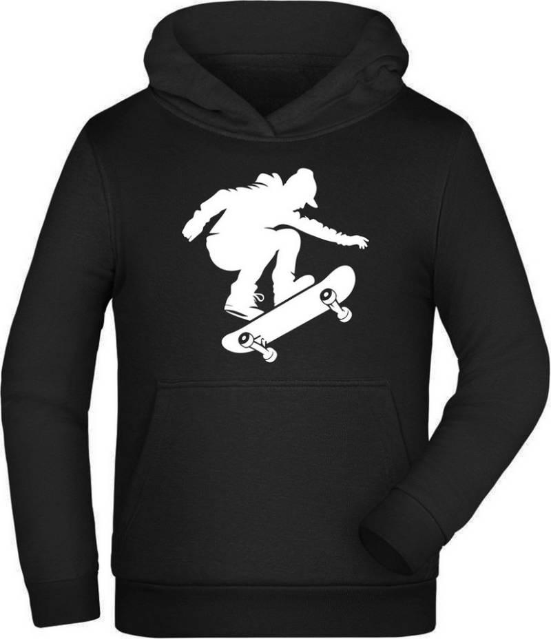MyDesign24 Hoodie Kinder Skater Kapuzen Pulli jump Skateboarder Kapuzensweater i727 von MyDesign24