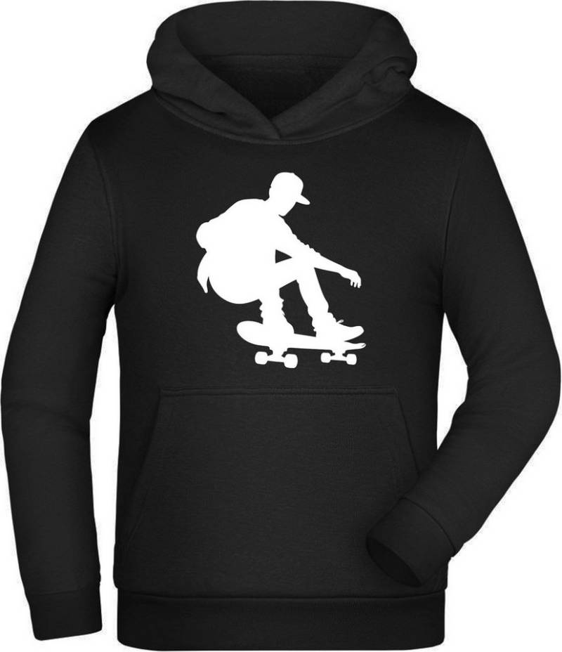 MyDesign24 Hoodie Kinder Skater Kapuzenpullover Skateboarder Kapuzensweater i730 von MyDesign24
