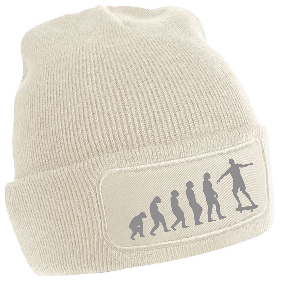 MyDesign24 Strickmütze - Beanie mit Evolution zum Skater Print Coole Skater Mütze i556 MyDesign24 Strickmütze - Beanie mit Evolution zum Skater Print Coole Skater Mütze i556 von MyDesign24