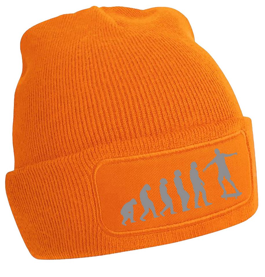 MyDesign24 Strickmütze - Beanie mit Evolution zum Skater Print Coole Skater Mütze i556 MyDesign24 Strickmütze - Beanie mit Evolution zum Skater Print Coole Skater Mütze i556 von MyDesign24