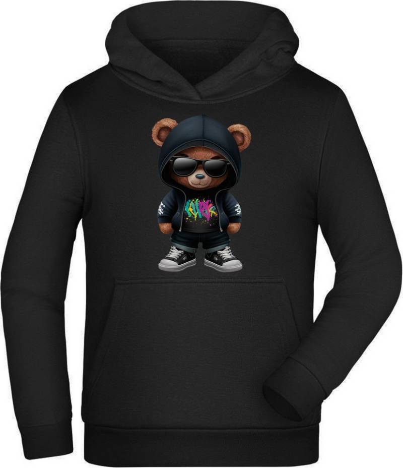 MyDesign24 Sweatshirt Kinder Hoodie - Kapuzenpulli mit Streetstyle Teddy Kapuzensweater cooler Hoodie i630 von MyDesign24