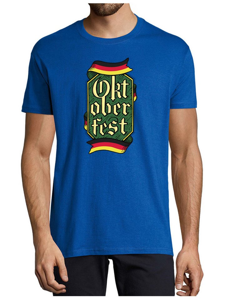 MyDesign24 T-Shirt Herren Party Shirt - Trinkshirt Oktoberfest T-Shirt Baumwollshirt mit Aufdruck Regular Fit, i323 von MyDesign24