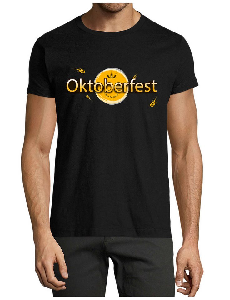 MyDesign24 T-Shirt Herren Party Shirt - Trinkshirt Oktoberfest T-Shirt Bier Festival Baumwollshirt mit Aufdruck Regular Fit, i325 von MyDesign24