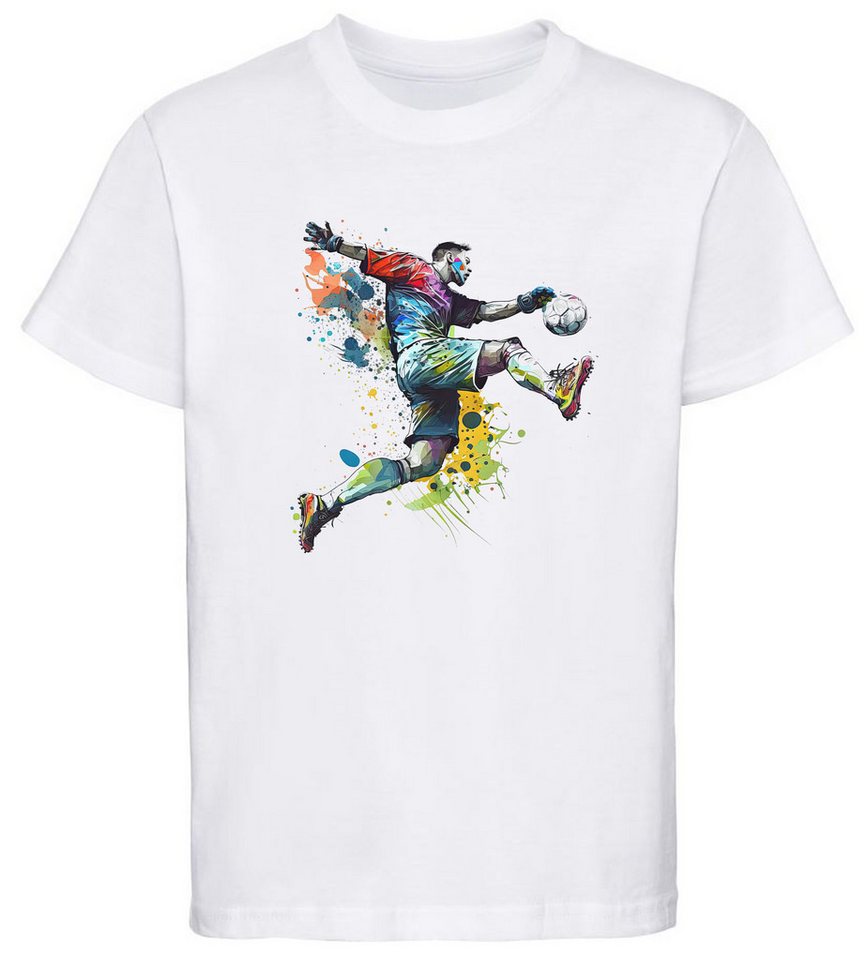 MyDesign24 T-Shirt Kinder Fussball Print Shirt - Torwart Bedrucktes Fussball T-Shirt i476 MyDesign24 T-Shirt Kinder Fussball Print Shirt - Torwart Bedrucktes Fussball T-Shirt i476 von MyDesign24