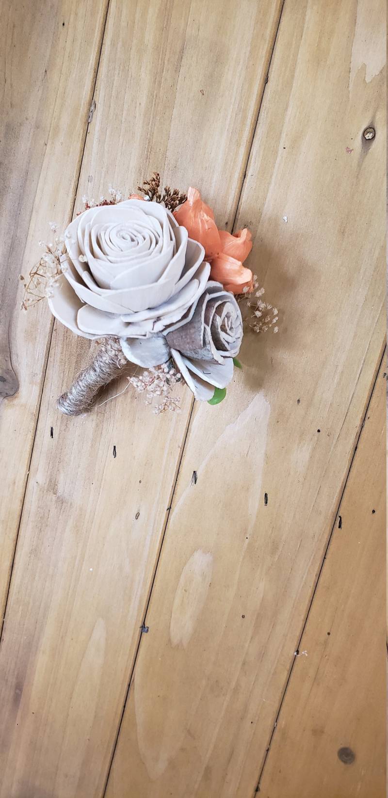 Herbst Sola Holzblume Boutonniere, Bräutigam Holzblumen, Hochzeit Im Herbst, Ernte Orange Herbst Sola Holzblume Boutonniere, Bräutigam Holzblumen, Hochzeit Im Herbst, Ernte Orange von MyDinosaurDreams
