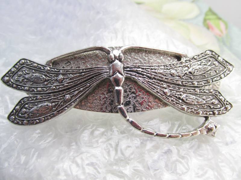 Art Deco Libellen Haarspange Silber Braut Haarspange Art Deco Libellen Haarspange Silber Braut Haarspange von MyElegantThings