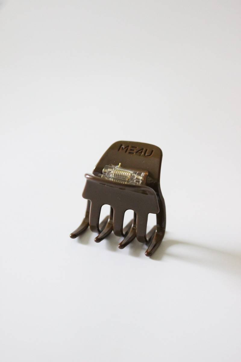 Haarklammer Espresso | Hair Clip Kaffeefarben Statement Clip Braune Kleine Haarkralle Half Bun Herbstklammer Boho von MyEssentials4u