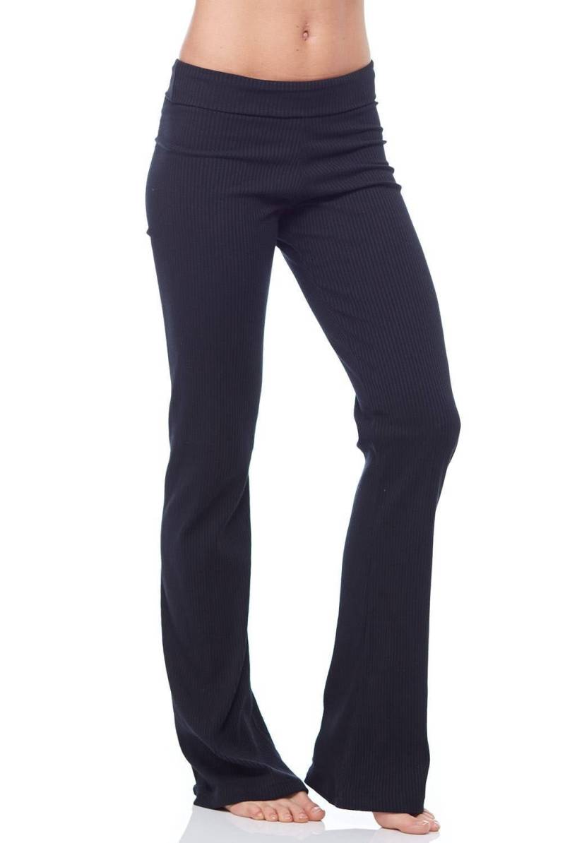 Rib Foldover Hose Abnehmen Arbeitshose Lounge Frauen Flare Legging Rippe Enge Pull-On-Hose Freizeithose Home Office Wear Yoga Rib Foldover Hose Abnehmen Arbeitshose Lounge Frauen Flare Legging Rippe Enge Pull-On-Hose Freizeithose Home Office Wear Yoga von MyFavoritePants