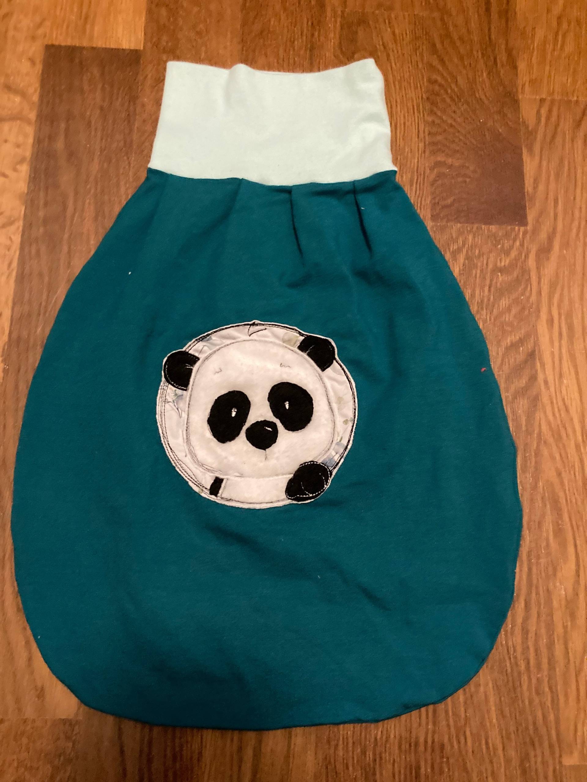 strampelsack - Pucksack Bestickt Schlafsack Für Babys Panda von MyFluffyElephant