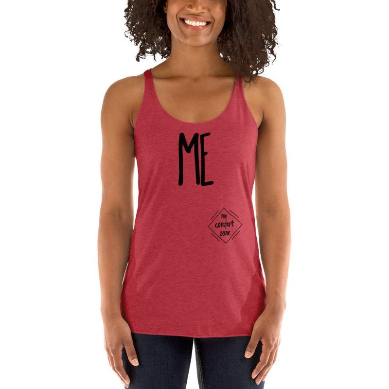 Me Way Outside Of My Comfort Zone Tank Yoga Tops Lustige Shirts Kleidung Geschenke Lifestyle von MyFullBloomLife