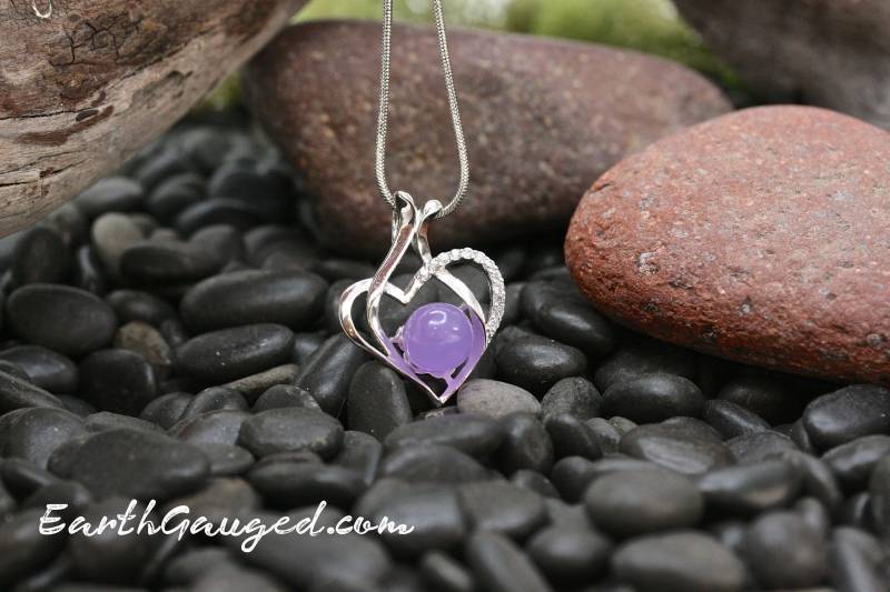 Cz Heart Fügen Sie Eine Glasperle Mit Ihrem Sentimentalen Gegenstand Im Glas Hinzu Gedenkstätte, Tribut, Urne, Sentimental, Erinnerung, Haustiere von MyFurAngelMemorials