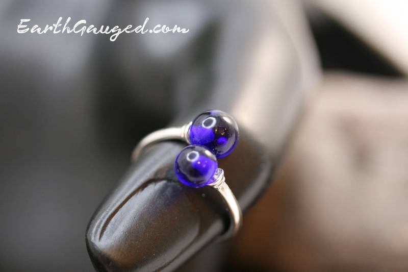 Verstellbarer Yin Yang Wickelring Aus Sterlingsilber Ergänze Die Glasperle Mit Deinem Fingerspitzengefühl. Gedenkschmuck, Tribute Ring von MyFurAngelMemorials