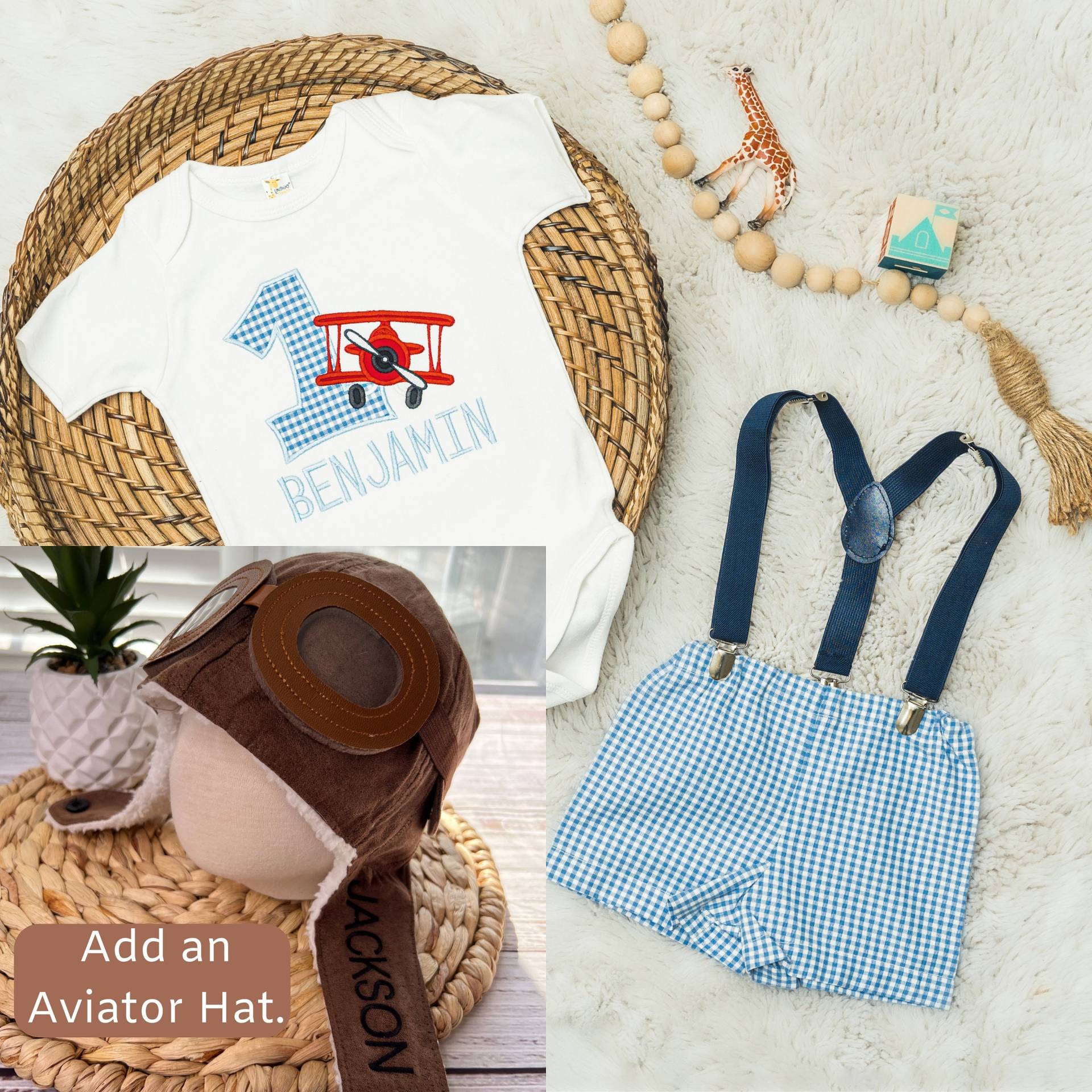Flugzeug Geburtstag Shirt, Jungen Outfit, Shirts, T-Shirt, Shirts von MyGlitterWorld