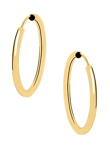 My Gold Damen Creolen Ohrringe Gold 333 Echtes Gelbgold (8 Karat) Ø 30mm Goldcreolen Goldohrringe Damenohrringe Paloma Blanca V0002533 von My Gold