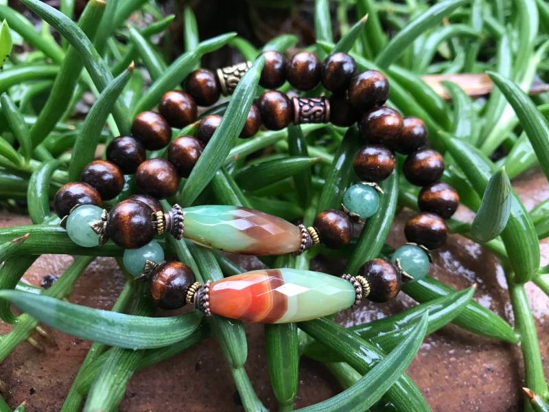 Erdiges Achat Armband von MyGoodVibes