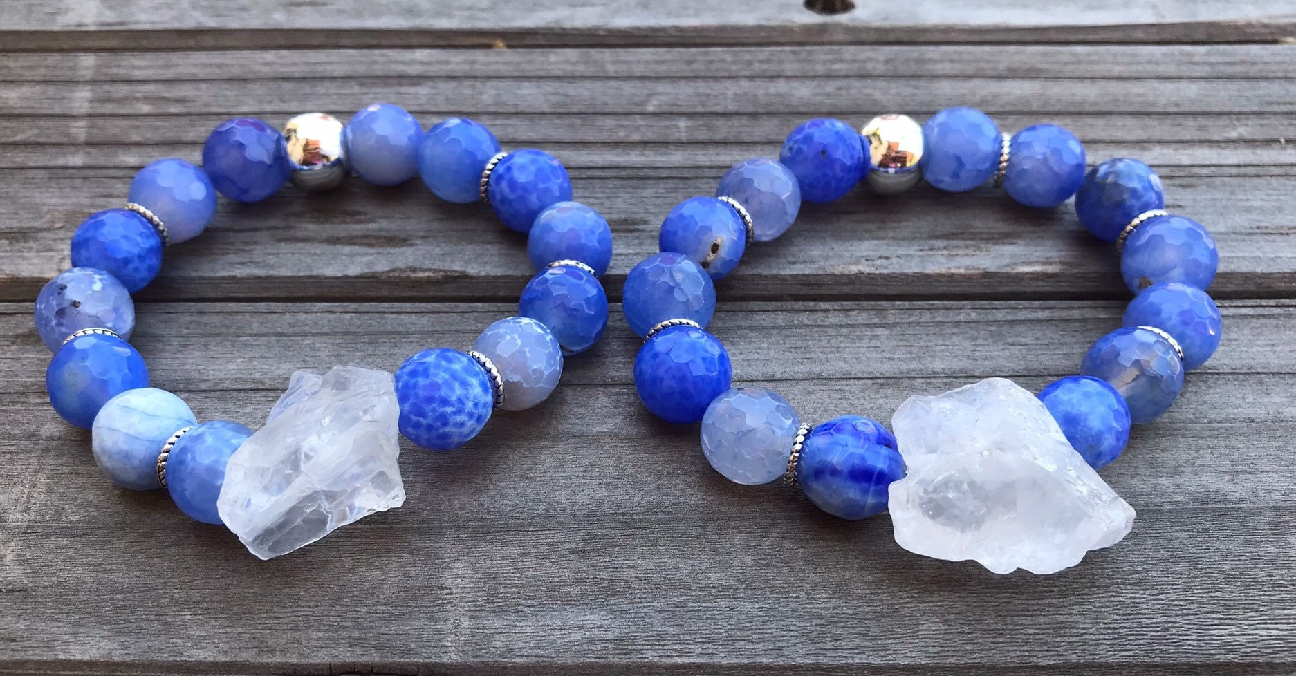 Quarz-Nugget-Armband von MyGoodVibes