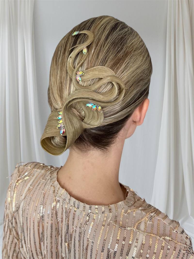 strass Ballroom Latein Tanz Chignon Haarteil Ab Kristall Kopfschmuck Für Frisurzubehör strass Ballroom Latein Tanz Chignon Haarteil Ab Kristall Kopfschmuck Für Frisurzubehör von MyHairpieceByLenka