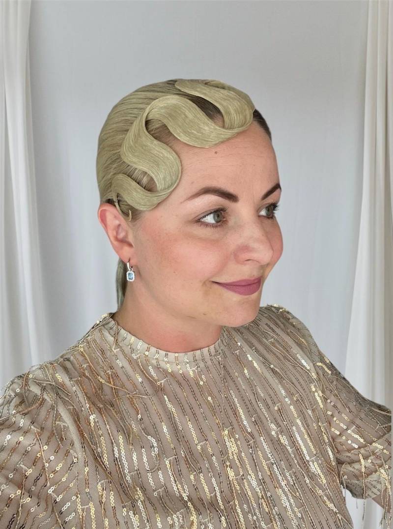 Haarteil Standardschmuck Latein Tanz Haar Kleid Accessoire Strass Tanzen Kostüm Wettbewerb Frisur von MyHairpieceByLenka