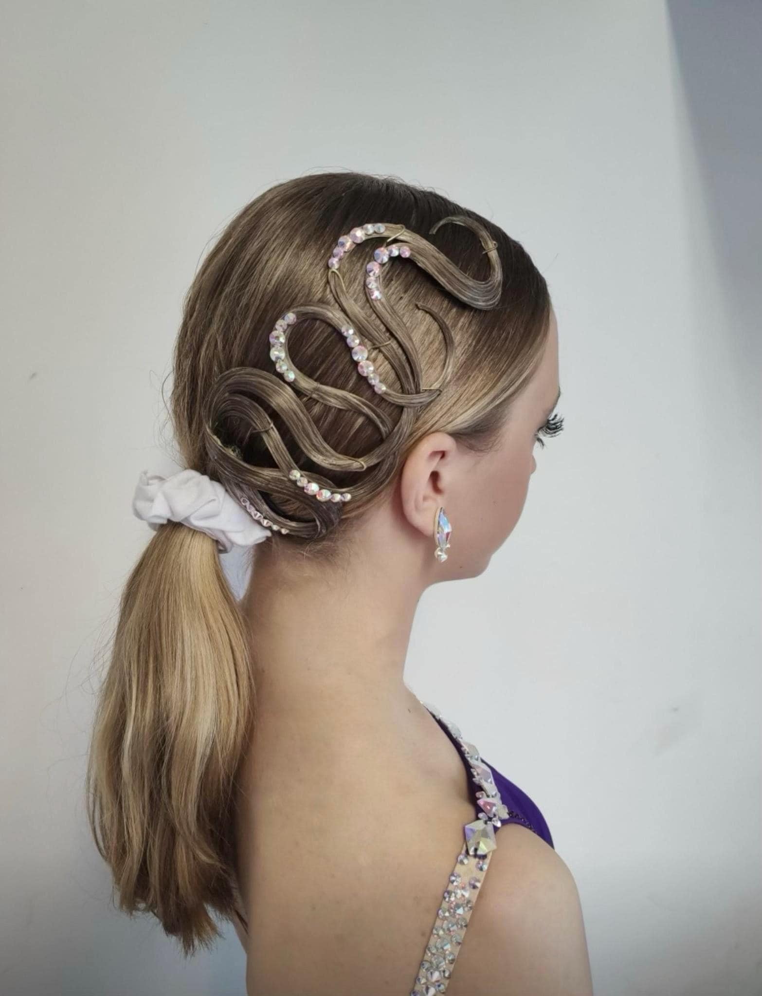 Haarteil Standardschmuck Latein Tanz Haar Kleid Accessoire Strass Tanzen Kostüm Wettbewerb Frisur Haarteil Standardschmuck Latein Tanz Haar Kleid Accessoire Strass Tanzen Kostüm Wettbewerb Frisur von MyHairpieceByLenka