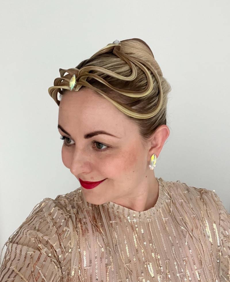 Haarteil Standardschmuck Latein Tanz Haar Kleid Accessoire Strass Tanzen Kostüm Wettbewerb Frisur Haarteil Standardschmuck Latein Tanz Haar Kleid Accessoire Strass Tanzen Kostüm Wettbewerb Frisur von MyHairpieceByLenka