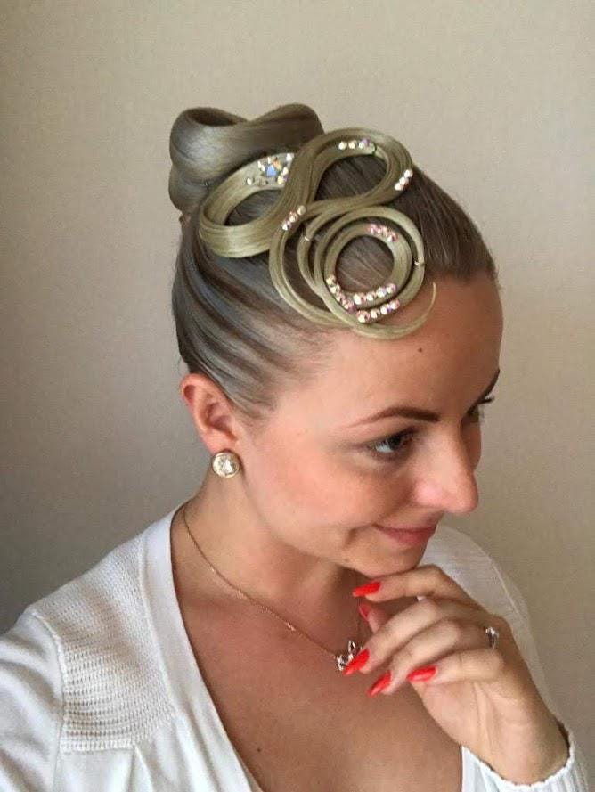Haarteil Standardschmuck Latein Tanz Haar Kleid Accessoire Strass Tanzen Kostüm Wettbewerb Frisur Haarteil Standardschmuck Latein Tanz Haar Kleid Accessoire Strass Tanzen Kostüm Wettbewerb Frisur von MyHairpieceByLenka