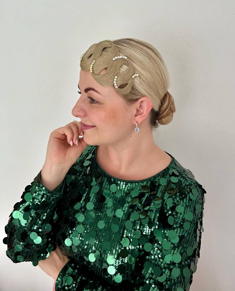 Haarteil Standardschmuck Latein Tanz Haar Kleid Accessoire Strass Tanzen Kostüm Wettbewerb Frisur Haarteil Standardschmuck Latein Tanz Haar Kleid Accessoire Strass Tanzen Kostüm Wettbewerb Frisur von MyHairpieceByLenka