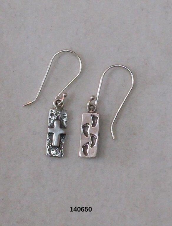 sterling Silber Kreuz Ohrringe Aus Dem Heiligen Land Weihnachtsgeschenk Für Sie von MyHolyLandCross