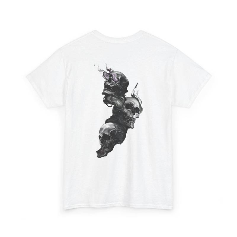 T-Shirt Mit Drei Totenköpfen & Rauch Effekten L Streetwear Skull Design Dark Unisex Look Düsterem Stil Und Energie T-Shirt Mit Drei Totenköpfen & Rauch Effekten L Streetwear Skull Design Dark Unisex Look Düsterem Stil Und Energie von YalivaDecor