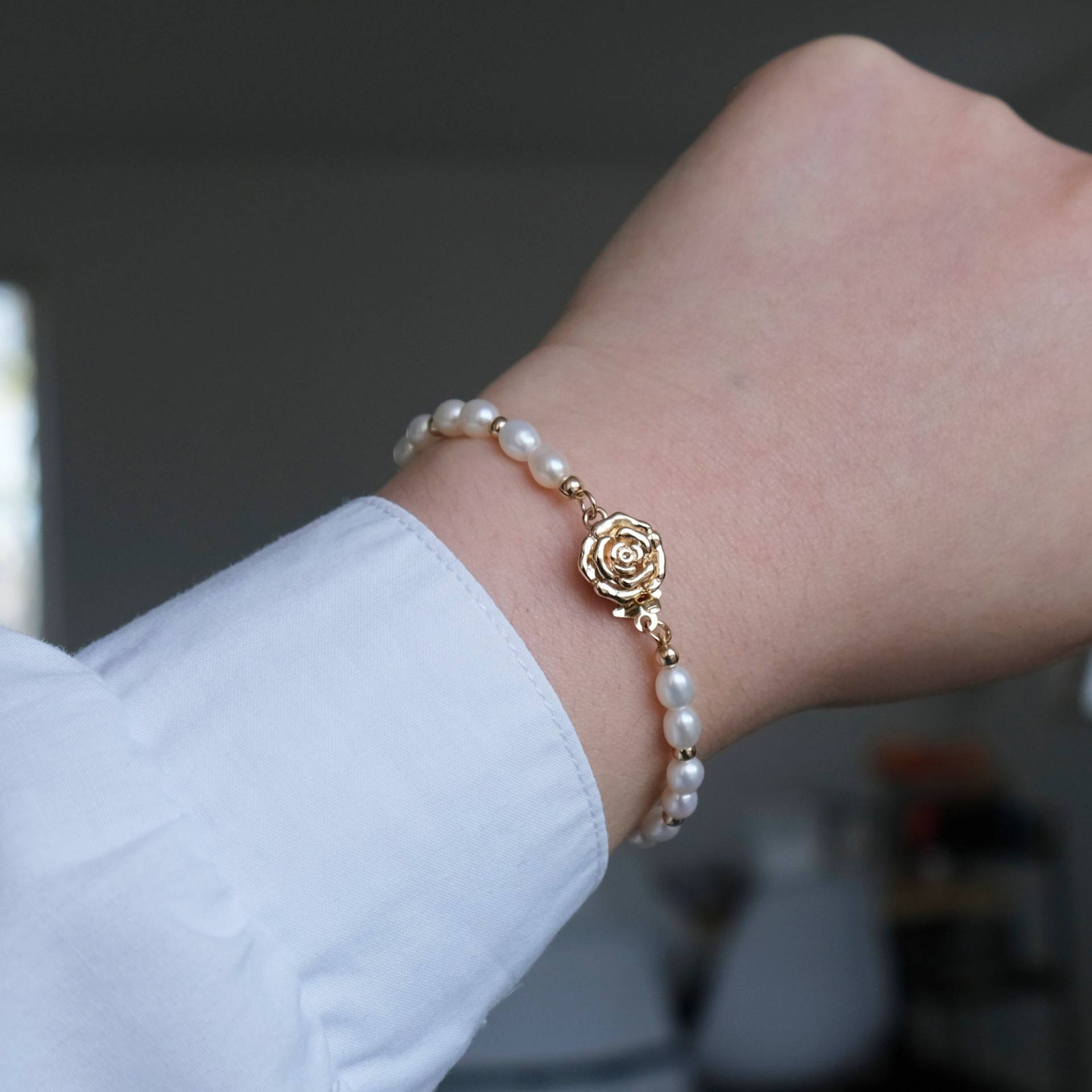 Geschenk Für Sie - Natürliche Süßwasserperle Handgemachtes Armband 14K Gold Filled Rose Brautjungfer Geschenk Für Sie - Natürliche Süßwasserperle Handgemachtes Armband 14K Gold Filled Rose Brautjungfer von MyJourneyNeverEnd