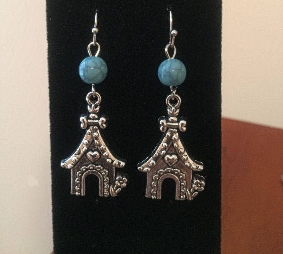 Doghouse Und Türkis Ohrringe von MyJoyfulSomethings
