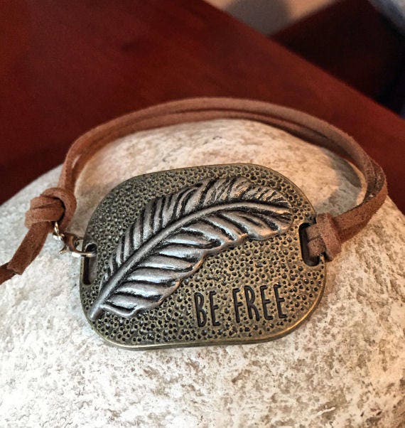 Seien Sie Frei Wildleder Armband von MyJoyfulSomethings