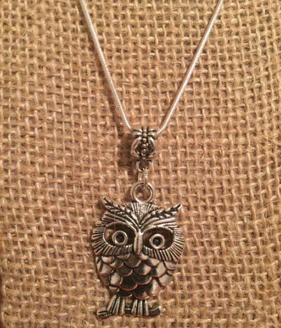 Silber Große Augen Eule von MyJoyfulSomethings