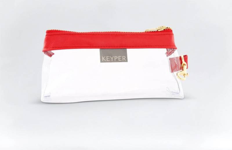 Klare Wristlet Bag Perfect Red. Personalisiertes Geschenk Für Sie, Frauen Jubiläum Klare Tasche, Freundin Geschenk, Abschluss Tasche von MyKEYPERStore