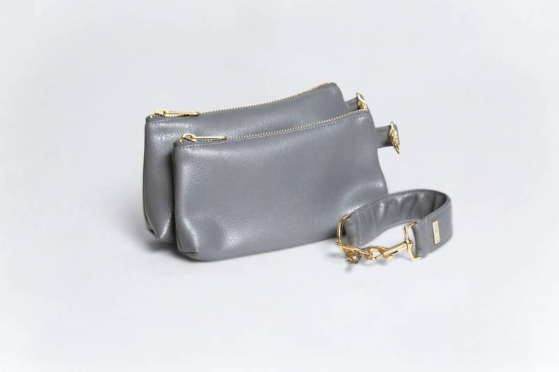 Veganes Leder-Armband-Set - Cool Grey, Hochwertige Armbandgeschenke, Personalisiertes Schlüsselbundgeschenk, Weihnachtsgeschenke, Abschlussgeschenke von MyKEYPERStore