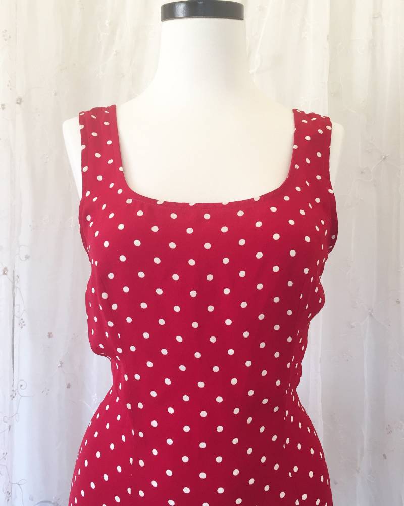 Rotes Polka Dot Kleid von MyKindsYourKind