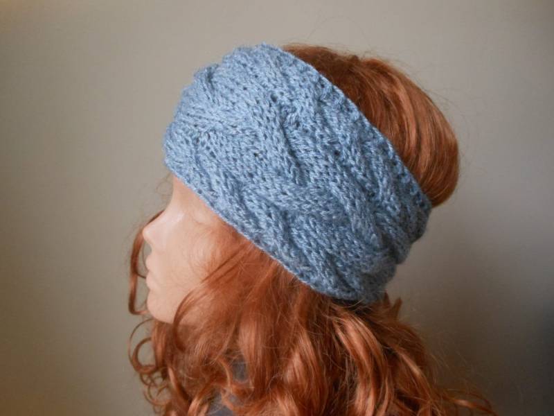 Wybierz Kabel Ręka Dzianina Pa?aka Ucha Cieplej G?owy Szary Kolor von MyKnitCroch