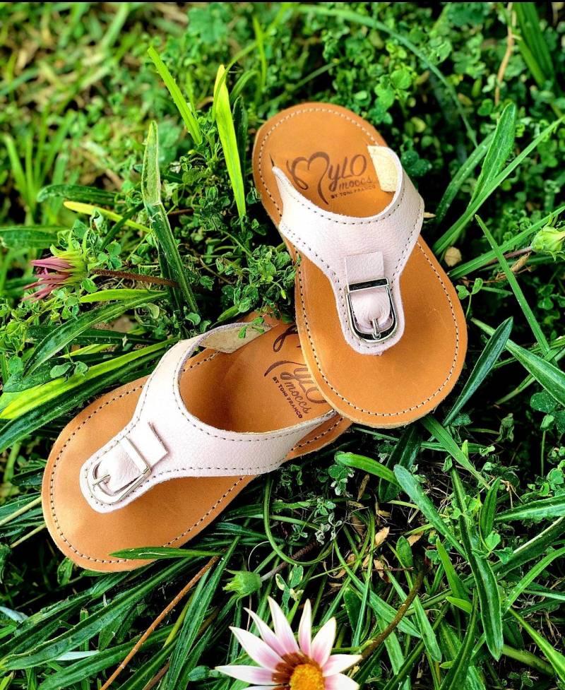 Leder Sandra Flip-Flop-Sandale von MyLOMoccs