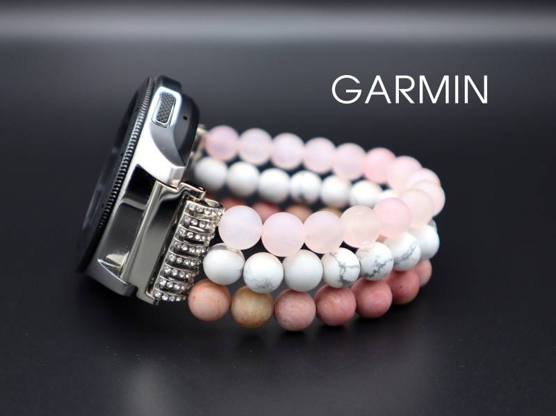 Handgefertigtes Edelstein Armband Sonderbestellung. Fenix 8 7S 7x Instinct 2S 2x Epix Pro Forerunner Vivoactive 5 4 4S 3 Venu 2 Sq Music von MyLapis