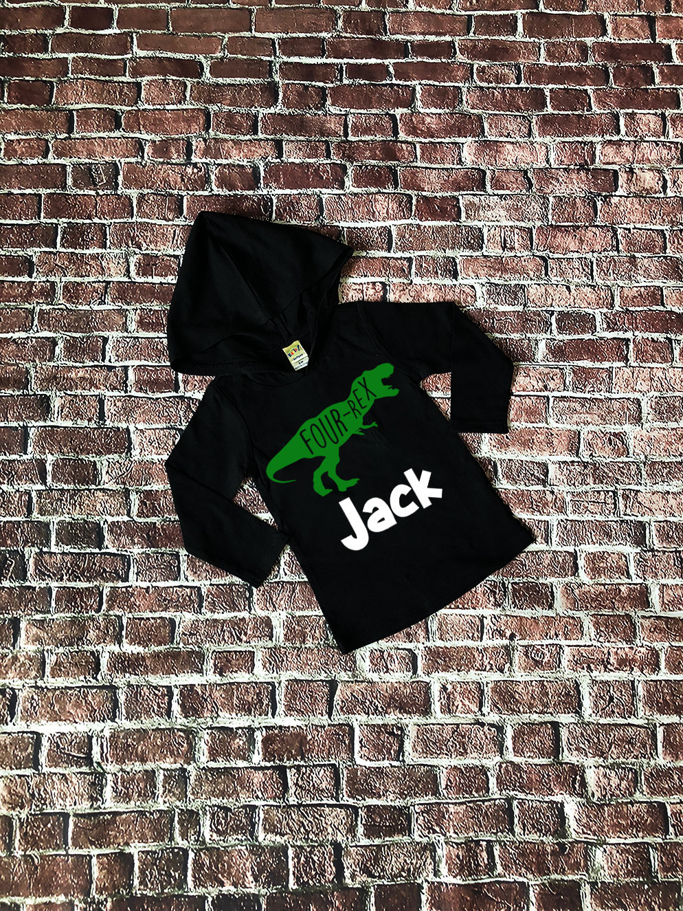 Junge 4. Geburtstag Shirt, T-Rex Dinosaurier Vier-Rex Thema Geburtstag, Fourasaurus Shirt von MyLiLPeanutDesigns