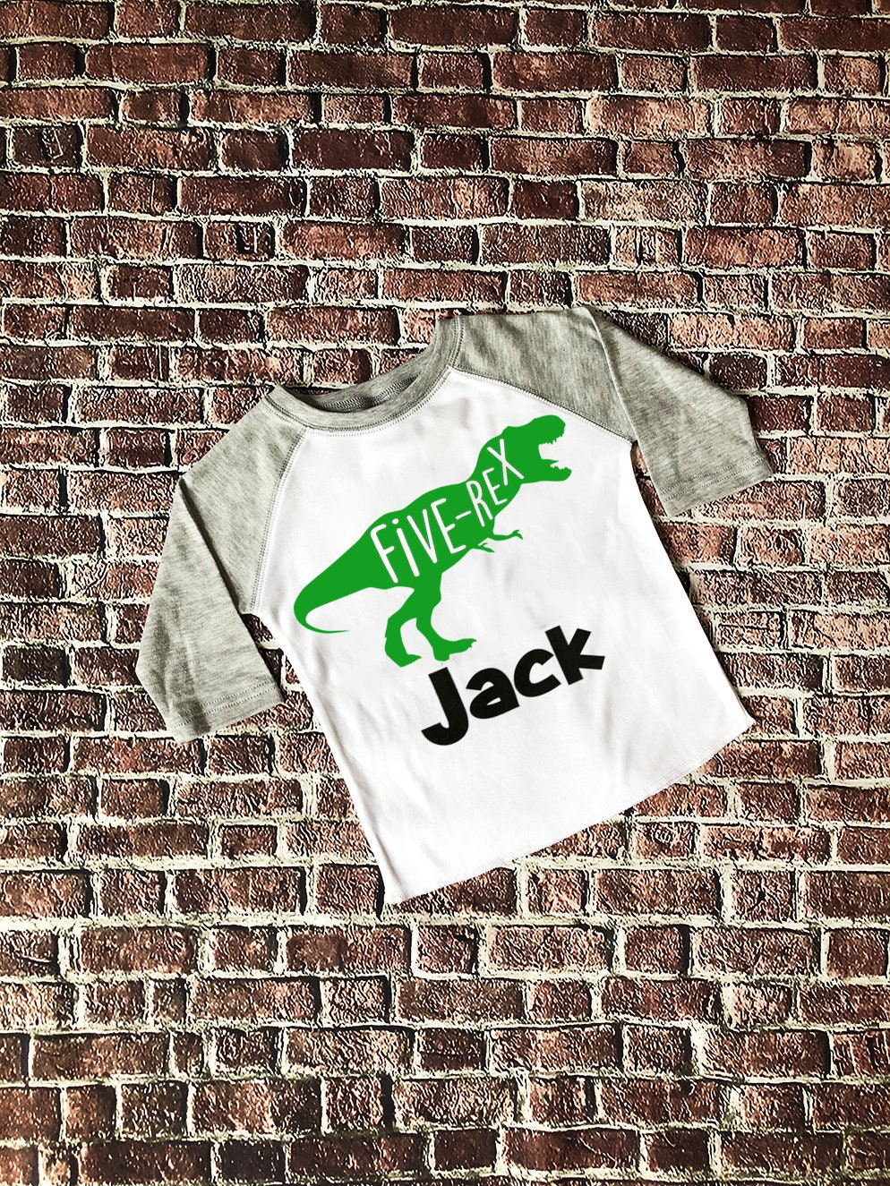Junge 5. Geburtstag Shirt, T-Rex Dinosaurier Fünf-Rex-Dinosaurier-Geburtstags-Shirt, T Rex Geburtstag, Fünfasaurus Shirt von MyLiLPeanutDesigns